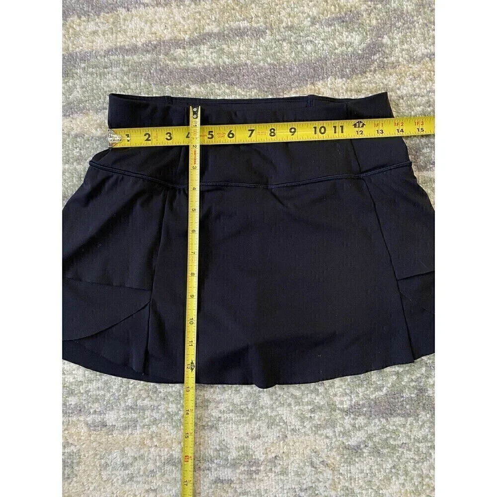 Athleta Women's Black Tiered Layered Golf Pickleball Tennis Skort XS
